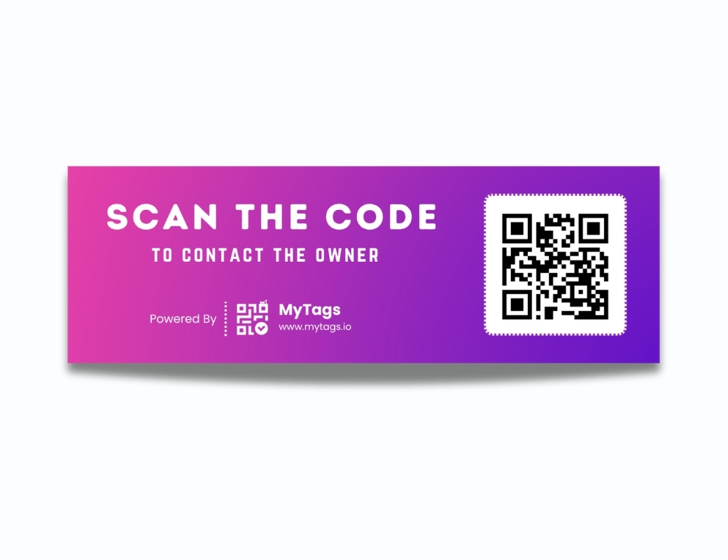 Car Windshield Sticker — Contact the Owner